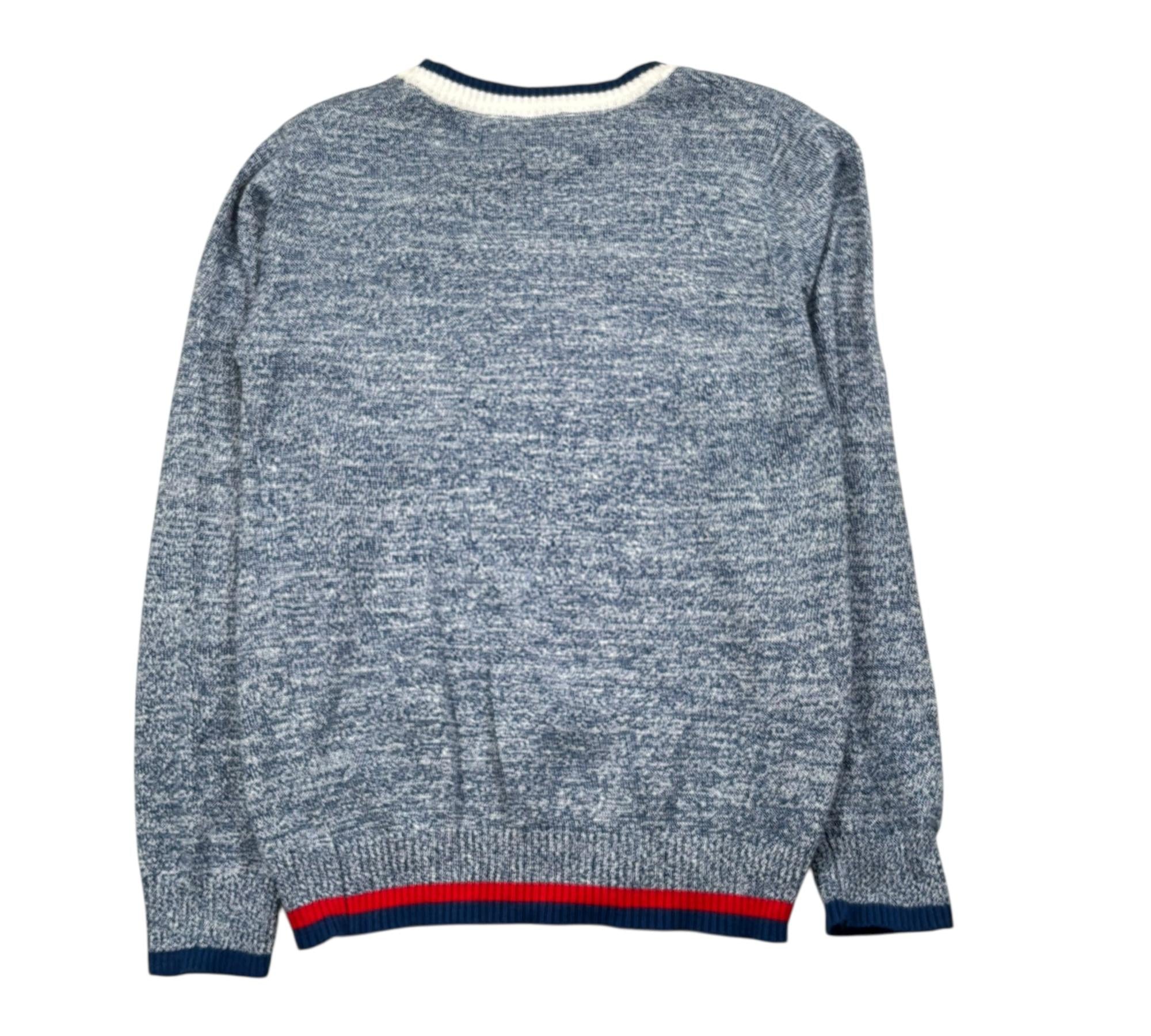 Trussardi Maglia Girocollo Tinta Unita per Bambino TBP26150MA BLU TRUSSARDI 