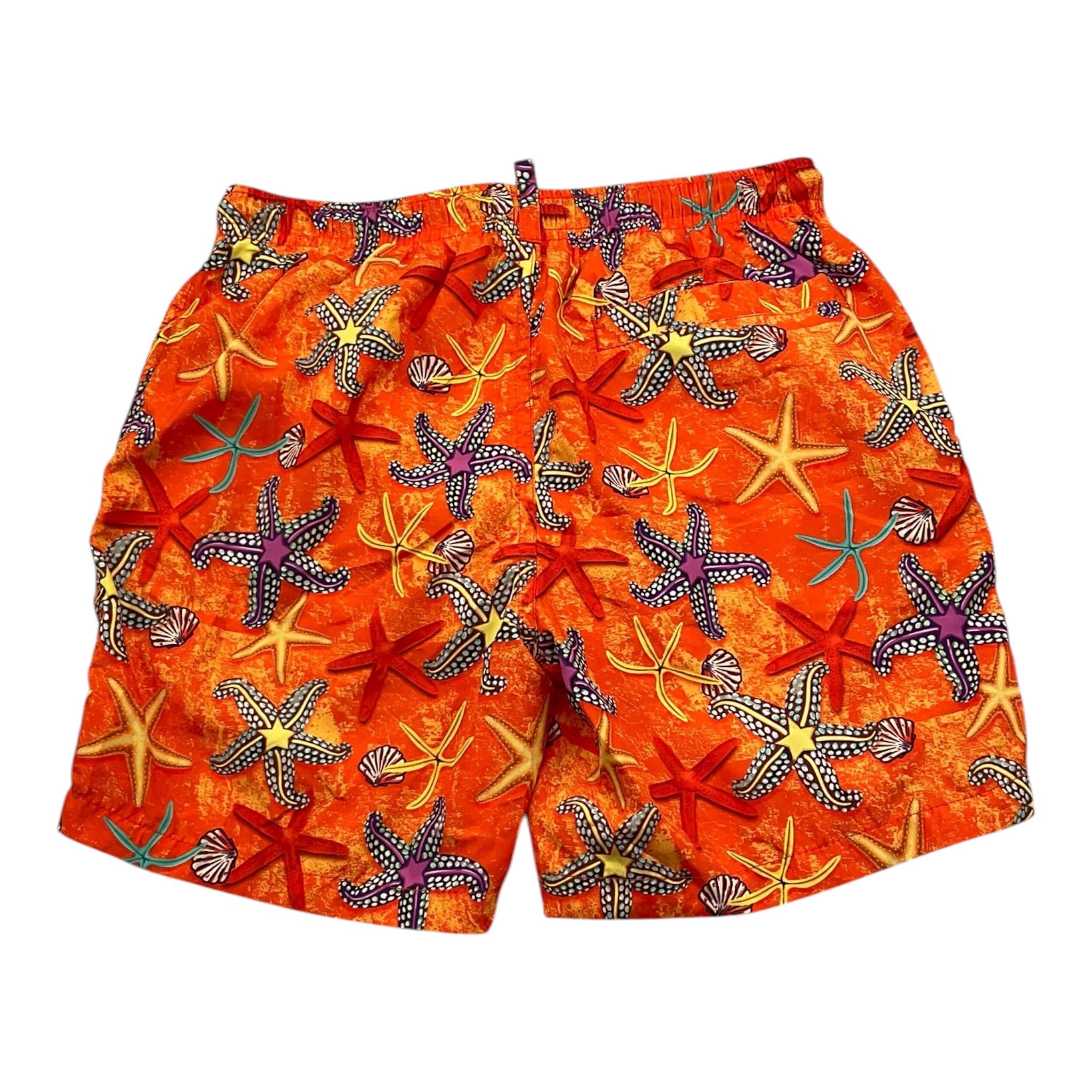 F**K Costume Modello Boxer Tinta Unita con Stampa per Bambino FJ242040X04 ARANCIONE F**K 