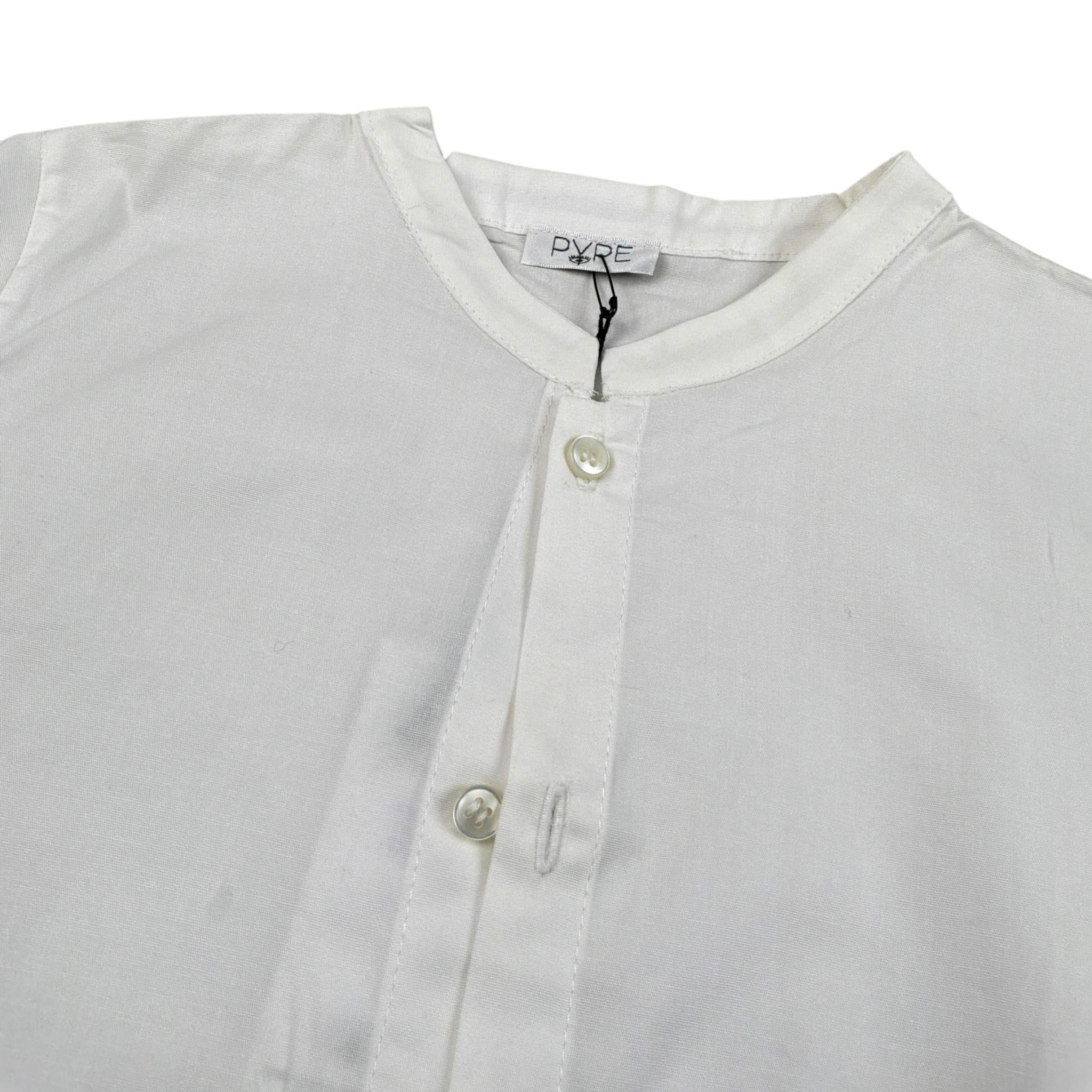 Pype Camicia Manica Lunga tinta unita Bianco per Bambino TENERIFEX BIANCO PYPE 