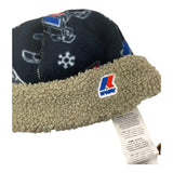 K-WAY set 2pz coperta-cappello tinta unita con stampa Blu per Neonato K3147ZW BLU K-WAY 