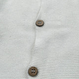 Le Coconne Cardigan Tinta Unita con Bottoni In Contrasto per Neonato LCN1592 BIANCO LE COCONNE 