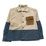 NEVER TOO camicia manica unga tricolore Panna per Bambino MT2218B PANNA NEVER TOO 