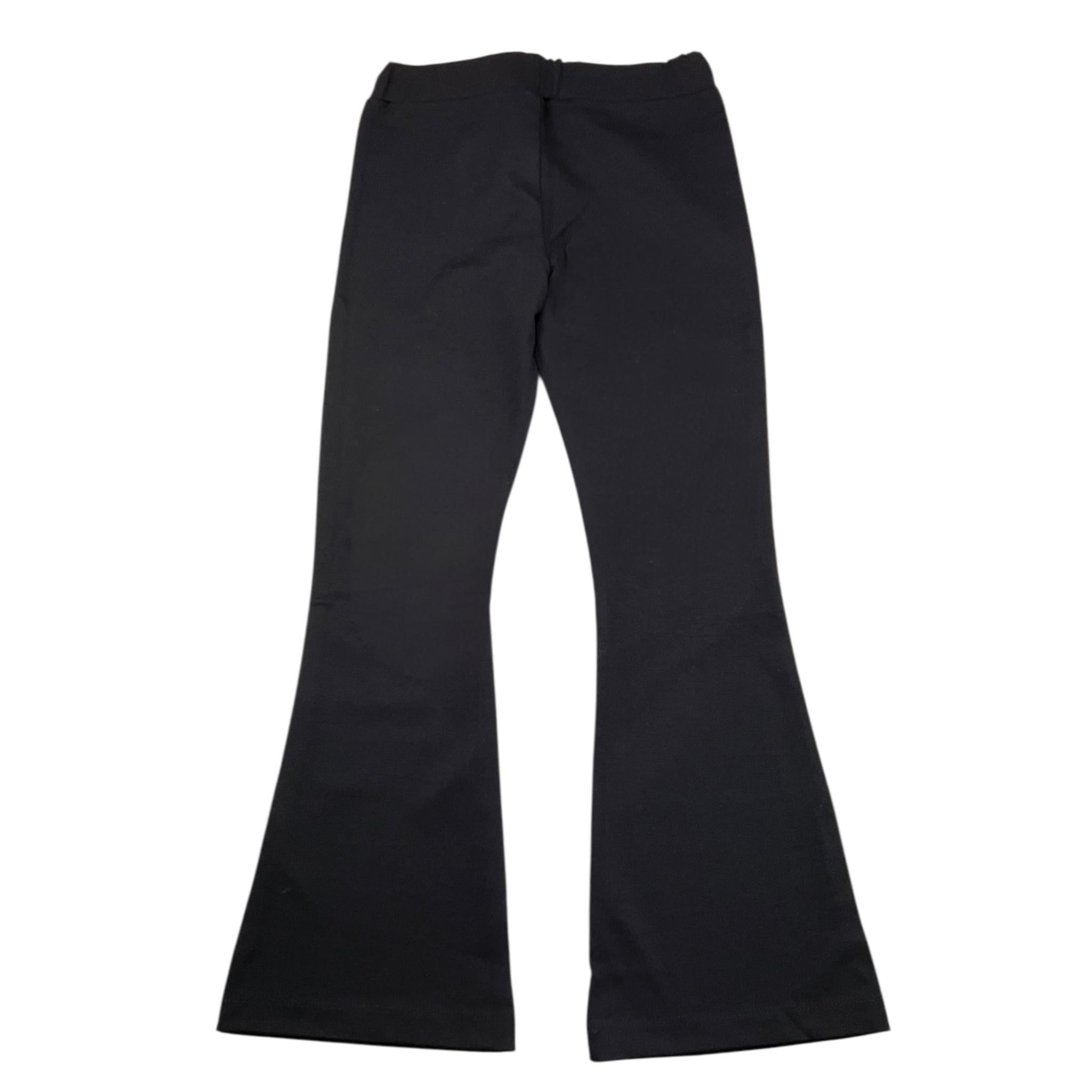 MARIUCCIA pantalone tinta unita modello zampa Nero per Bambina MBFW23P230 NERO MARIUCCIA 
