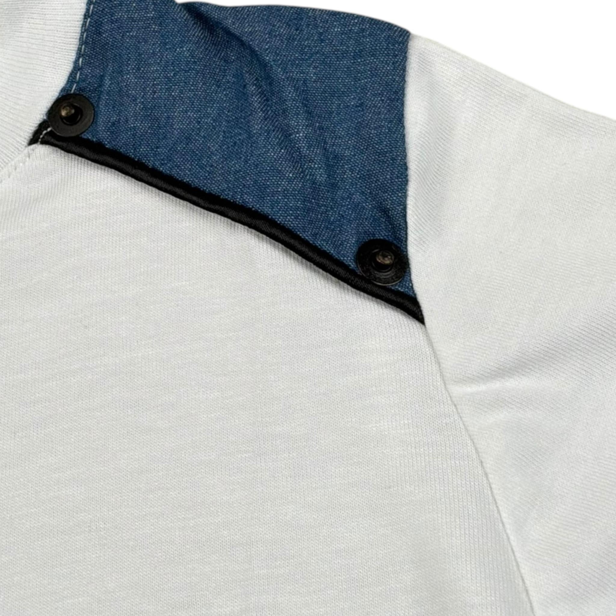 Duepuntozero T-Shirt Tinta Unita con Stampa per Bambino TSB256J BIANCO DUEPUNTOZERO 