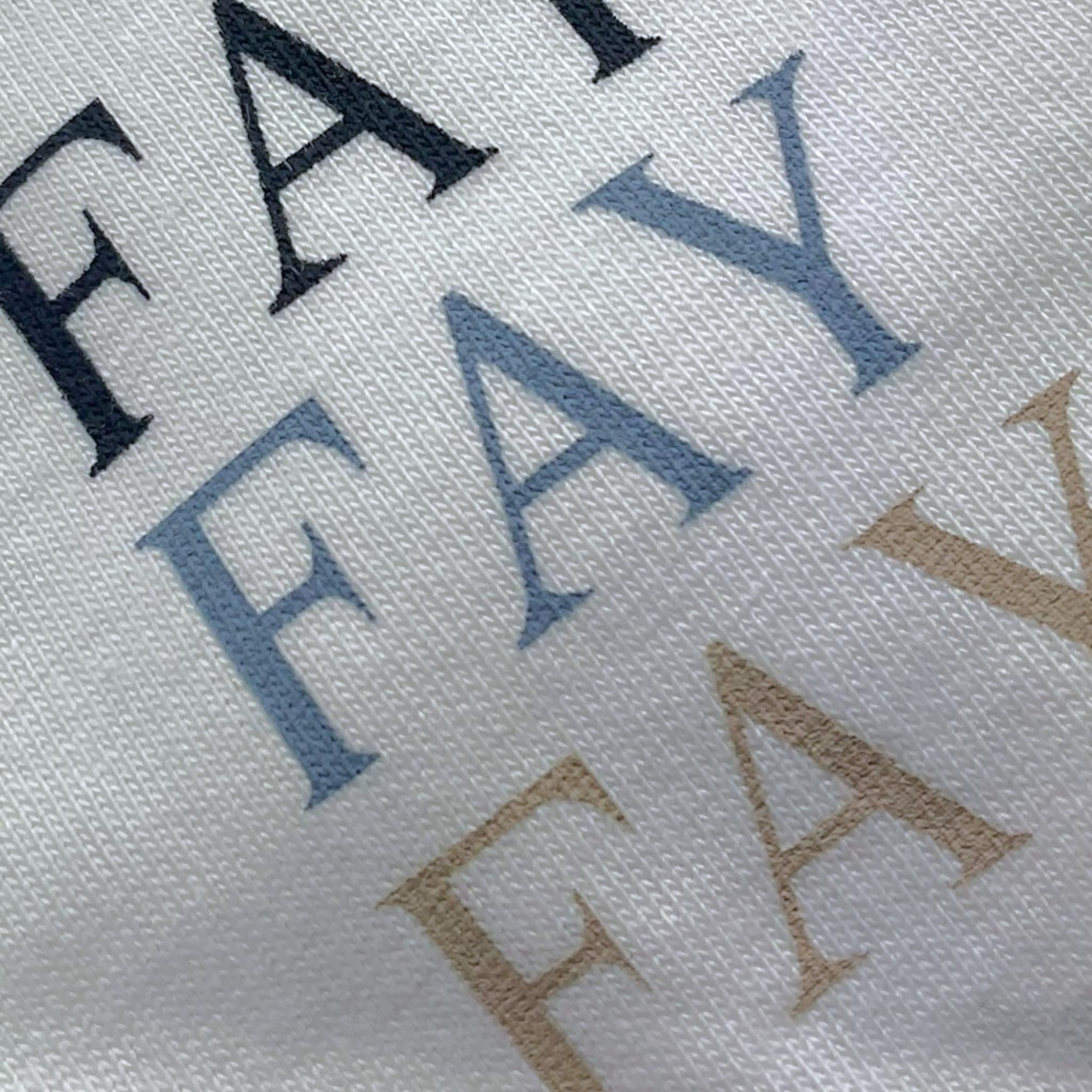 Fay T-Shirt Girocollo Tinta Unita con Stampa per Bambino FS8P31 BIANCO FAY 