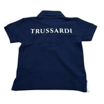 Trussardi Polo Mezza Manica Tinta Unita con Stampa per Neonato TIP23070PO BLU TRUSSARDI 