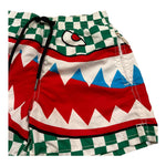 Saint Barth Costume Stampa Fantasia per Bambino HAITI BIANCO/VERDE SAINT BARTH 