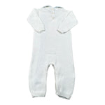 Scaldacuore Tutina Tinta Unita In Maglia per Neonato PS01PE24 BIANCO SCALDACUORE 