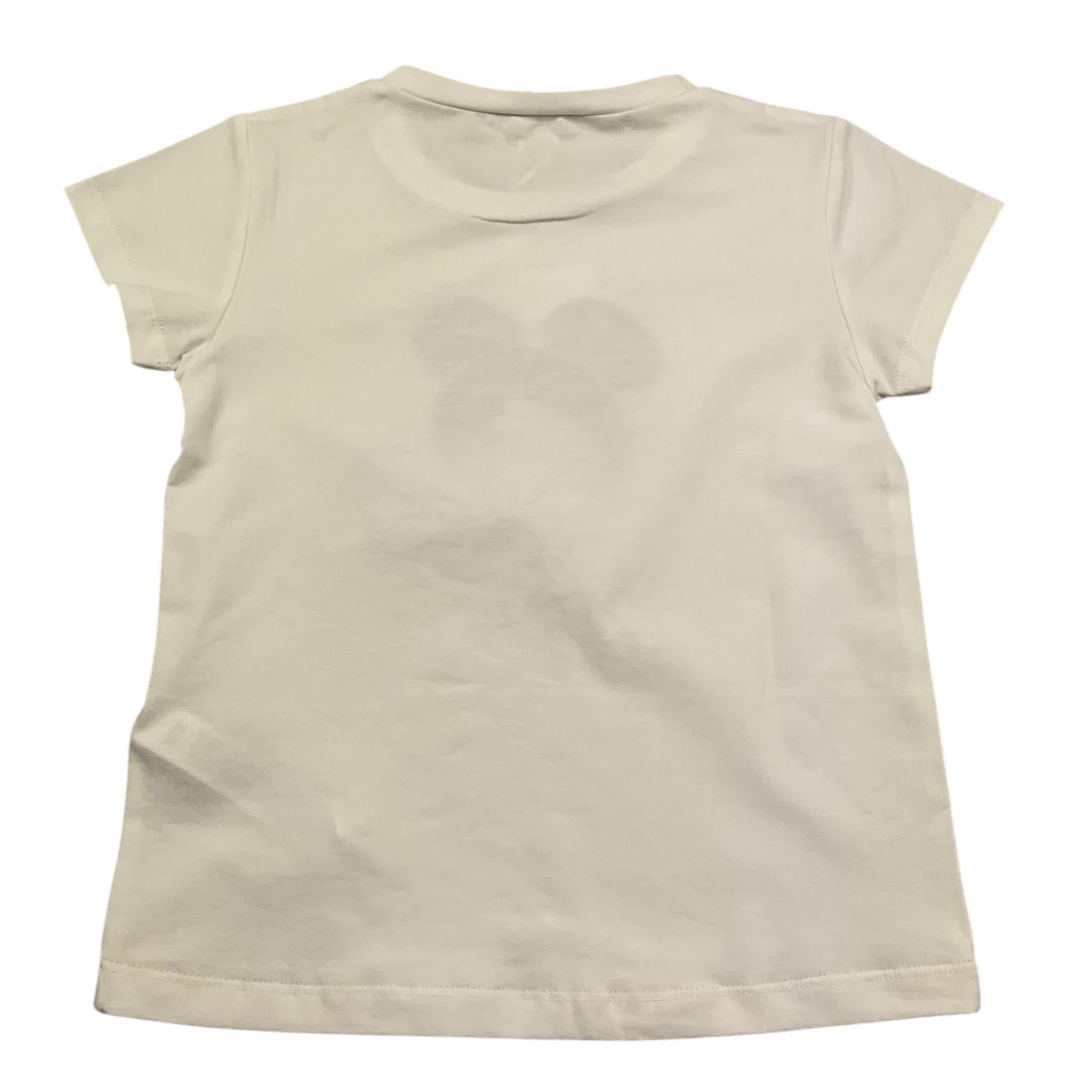 Liu Jo T-Shirt Tinta Unita Girocollo con Stampa per Bambina KA5039X BIANCO LIU JO 