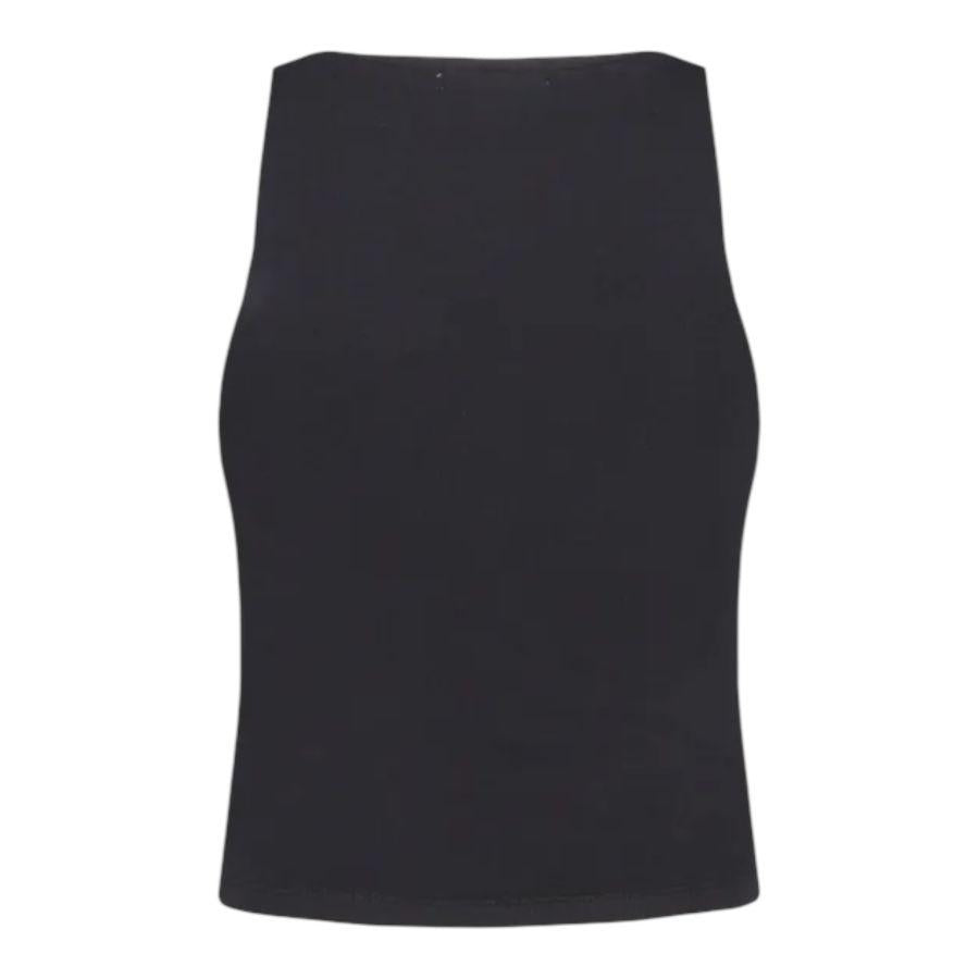 Calvin Klein Canotta Tinta Unita con Logo per Bambina IG0IG02488 NERO CALVIN KLEIN 