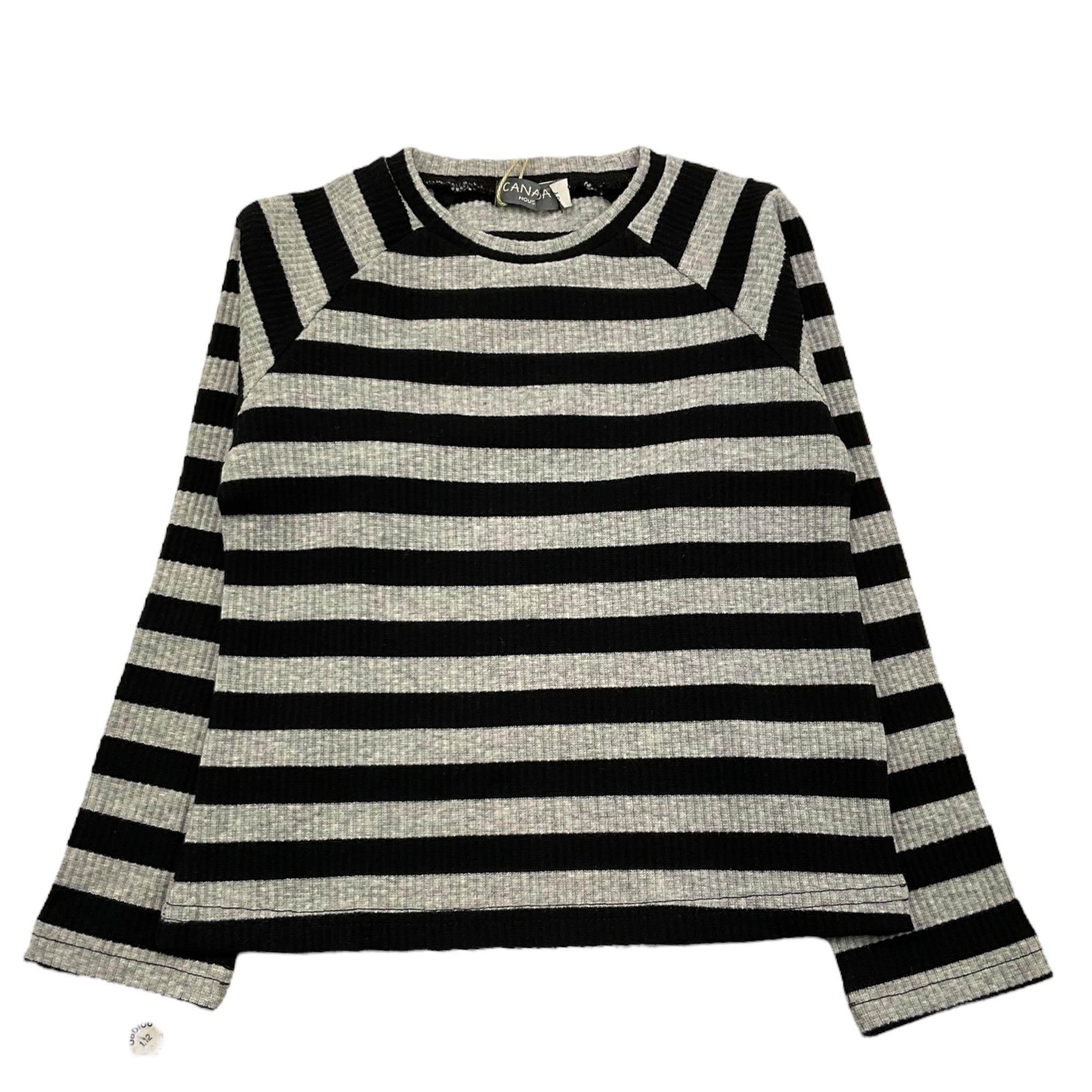 CANADA HOUSE shirt girocollo fantasia a righe Nero per Bambina 24488051 NERO CANADA HOUSE 