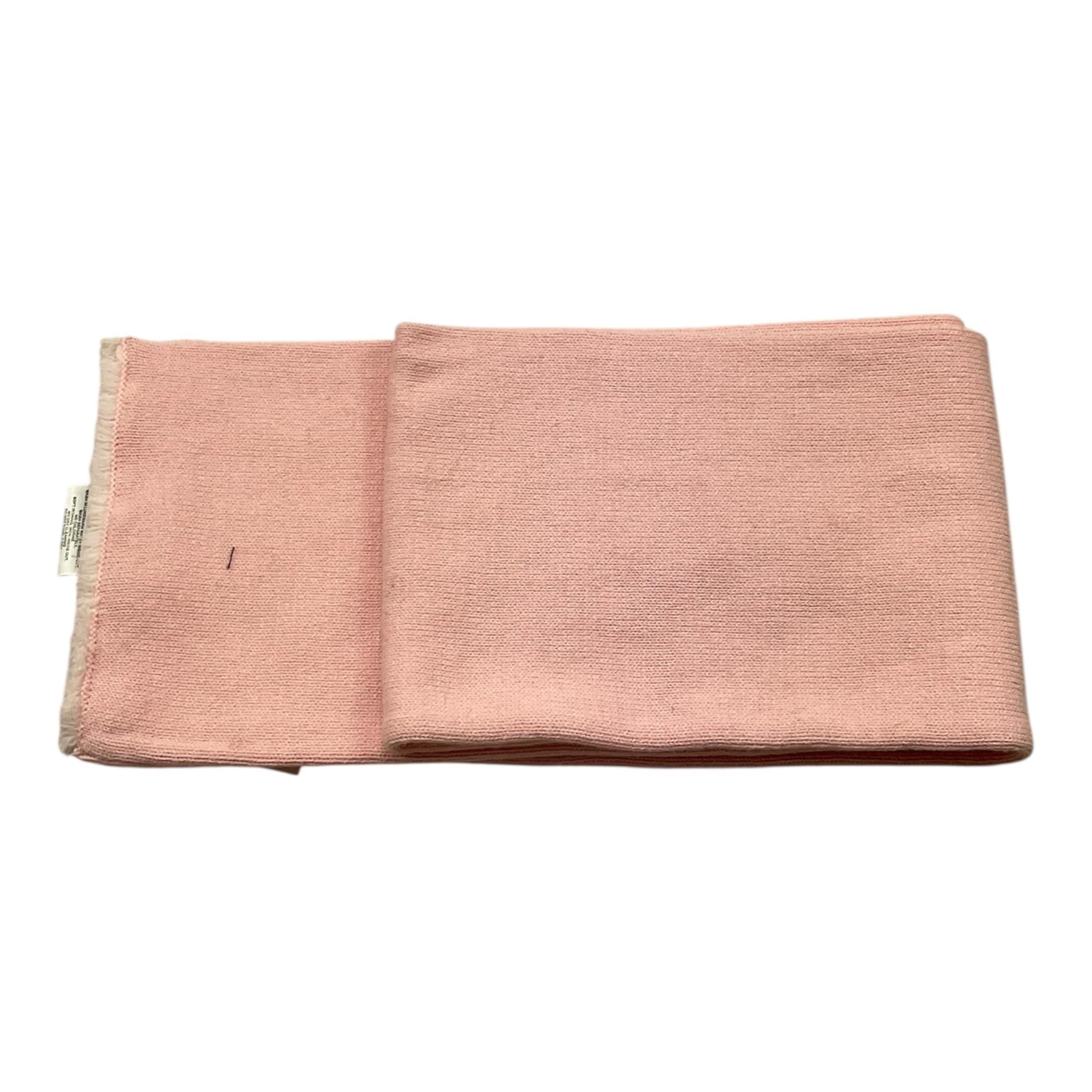 BABY DIOR sciarpa tinta unita con logo Rosa per Bambina D2B1ECH1 ROSA BABY DIOR 