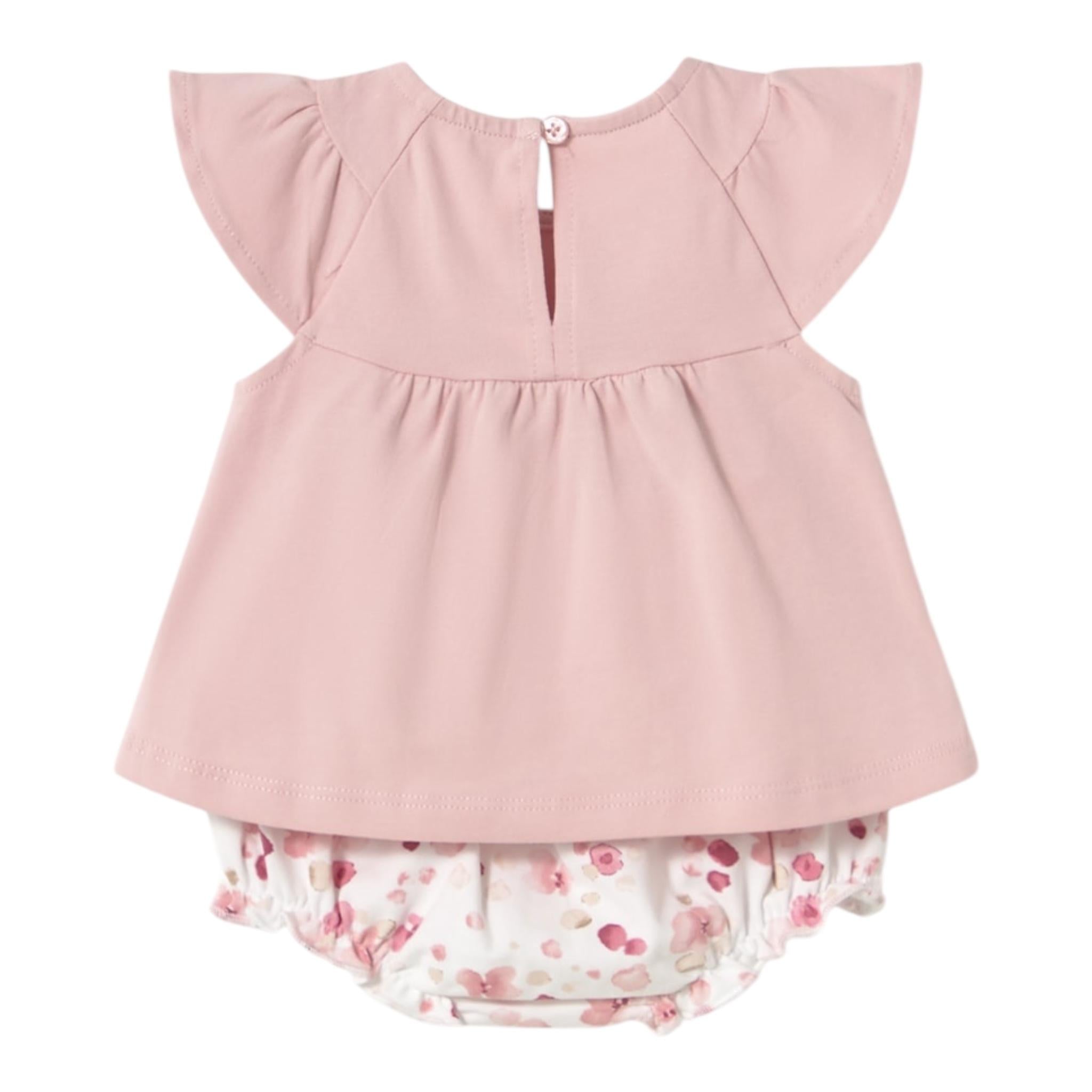 Mayoral Completo 4 Pezzi 2 T-Shirt-2 Culotte per Neonata 166327 ROSA MAYORAL 