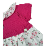 Juliana Abito Bicolore Mezza Manica Bianco per Neonata 25119 BIANCO JULIANA 