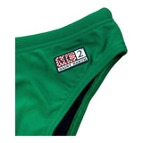 Saint Barth Costume Mutandina Tinta Unita per Neonato BIL00010N VERDE SAINT BARTH 