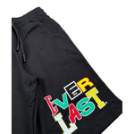 Everlast Bermuda In Tuta tinta unita con Stampa Nero per Bambino ER53K NERO EVERLAST 