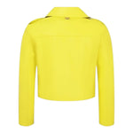 Twinset Giubbino In Ecopelle Tinta Unita con Zip per Bambina 251GJ2561 GIALLO TWINSET 
