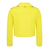 Twinset Giubbino In Ecopelle Tinta Unita con Zip per Bambina 251GJ2561 GIALLO TWINSET 