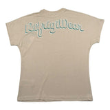 Refrigiwear T-Shirt Girocollo Tinta Unita con Logo per Bambino 138TRMJS25 BEIGE REFRIGIWEAR 