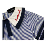 Trussardi Abito Mezza Manica Fantasia A Righe per Neonata TIP24079VE BIANCO/BLU TRUSSARDI 