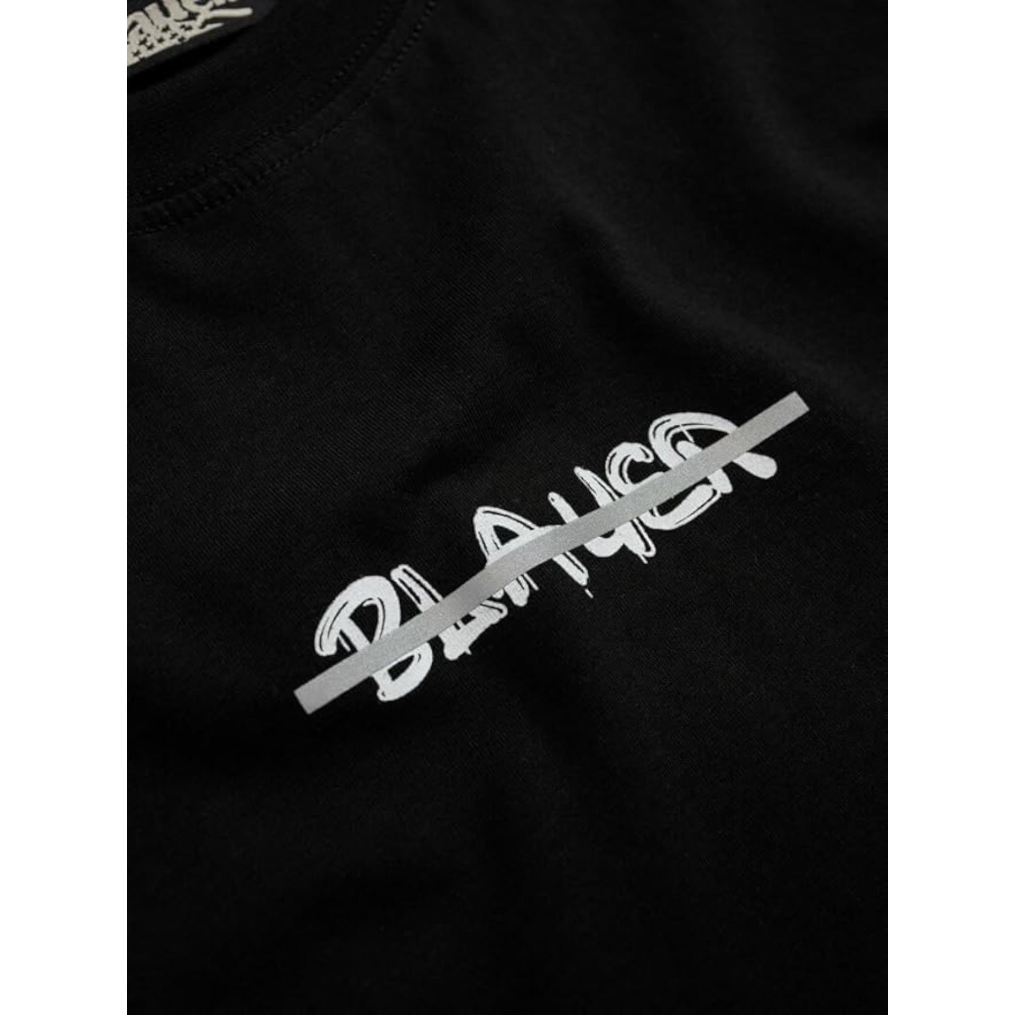 Blauer T-Shirt Girocollo Tinta Unita con Stampa per Bambina 25SBLGH02550X NERO BLAUER 