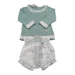 Paz Rodriguez Completo 2 Pezzi Maglia-Culotte per Neonata 003122535 VERDE PAZ RODRIGUEZ 