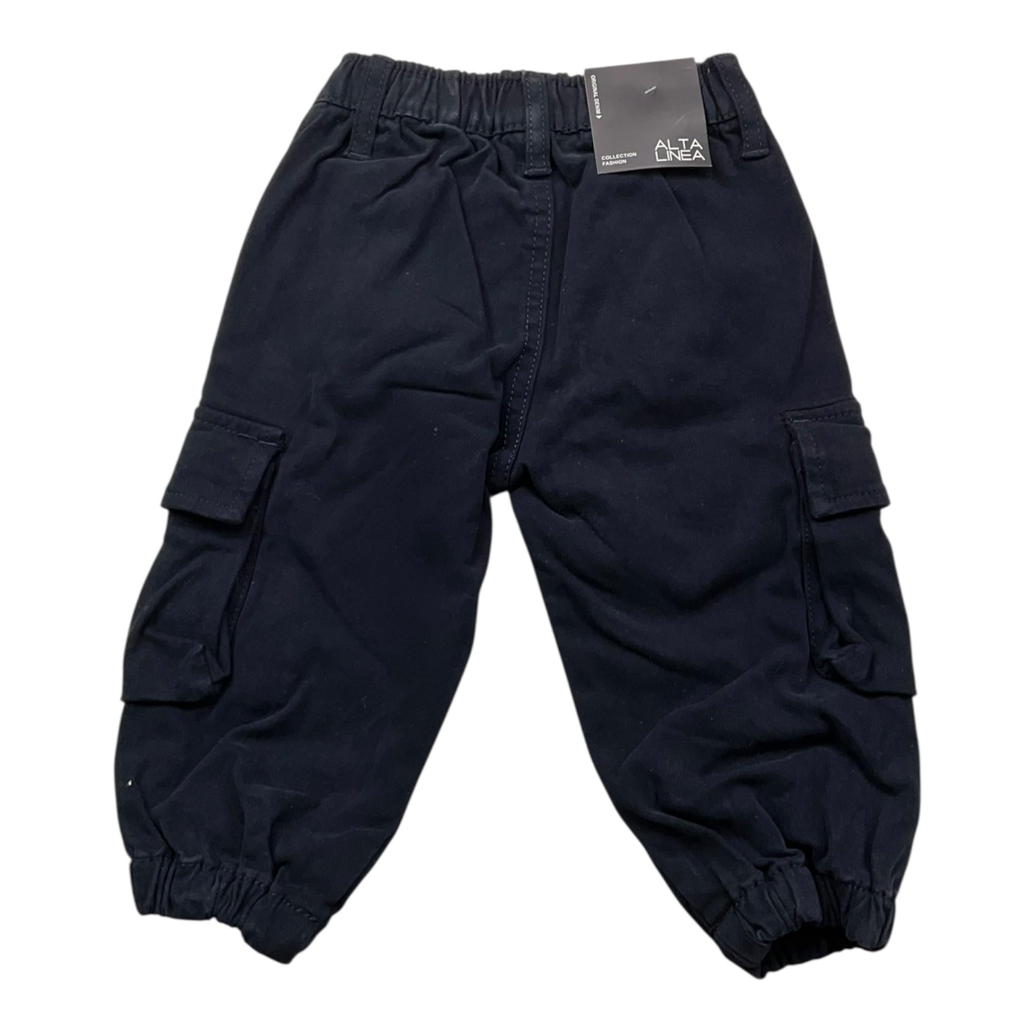 ALTALINEA pantalone tinta unita con elastico in vita Blu per Neonato ZNO9098B BLU ALTALINEA 