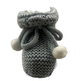 MARTIN ARANDA babbucce tintaunita con pon pon Azzurro per Neonato L02310070 AZZURRO MARTIN ARANDA 