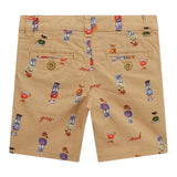 Guess Bermuda Tinta Unita con Fantasia Orsi per Bambino N5RD01WFY91J BEIGE GUESS 