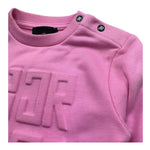 John Richmond Felpa Chiusa Girocollo Tinta Unita per Neonata RIP26029FE ROSA JOHN RICHMOND 