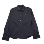 Emporio Armani Camicia Manica Lunga Tinta Unita per Bambino 8N4C09 BLU EMPORIO ARMANI 