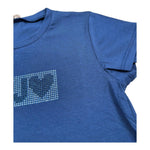 Liu Jo T-Shirt Tinta Unita con Brillantini per Neonata KA5095XXXX BLU LIU JO 