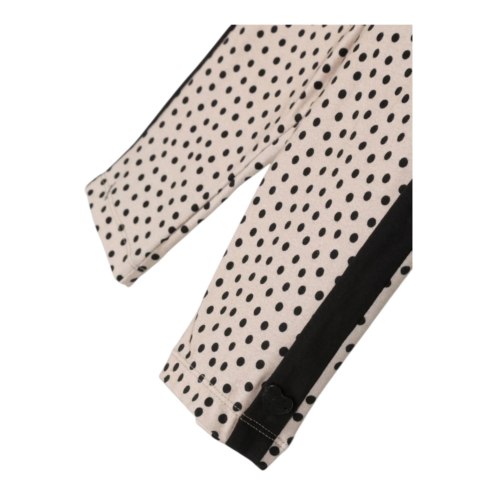 Monnalisa Leggins Tinta Unita Fantasia Pois per Bambina 11A410 BEIGE MONNALISA 