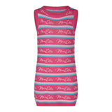 Marc Ellis Abito Giromanica Bicolore con Fantasia A Righe per Bambina JMJDR01203 FUXIA MARC ELLIS 