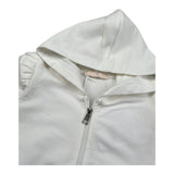 Liu Jo Felpa Chiusa con Cappuccio Tinta Unita per Bambina KA5016 BIANCO LIU JO 