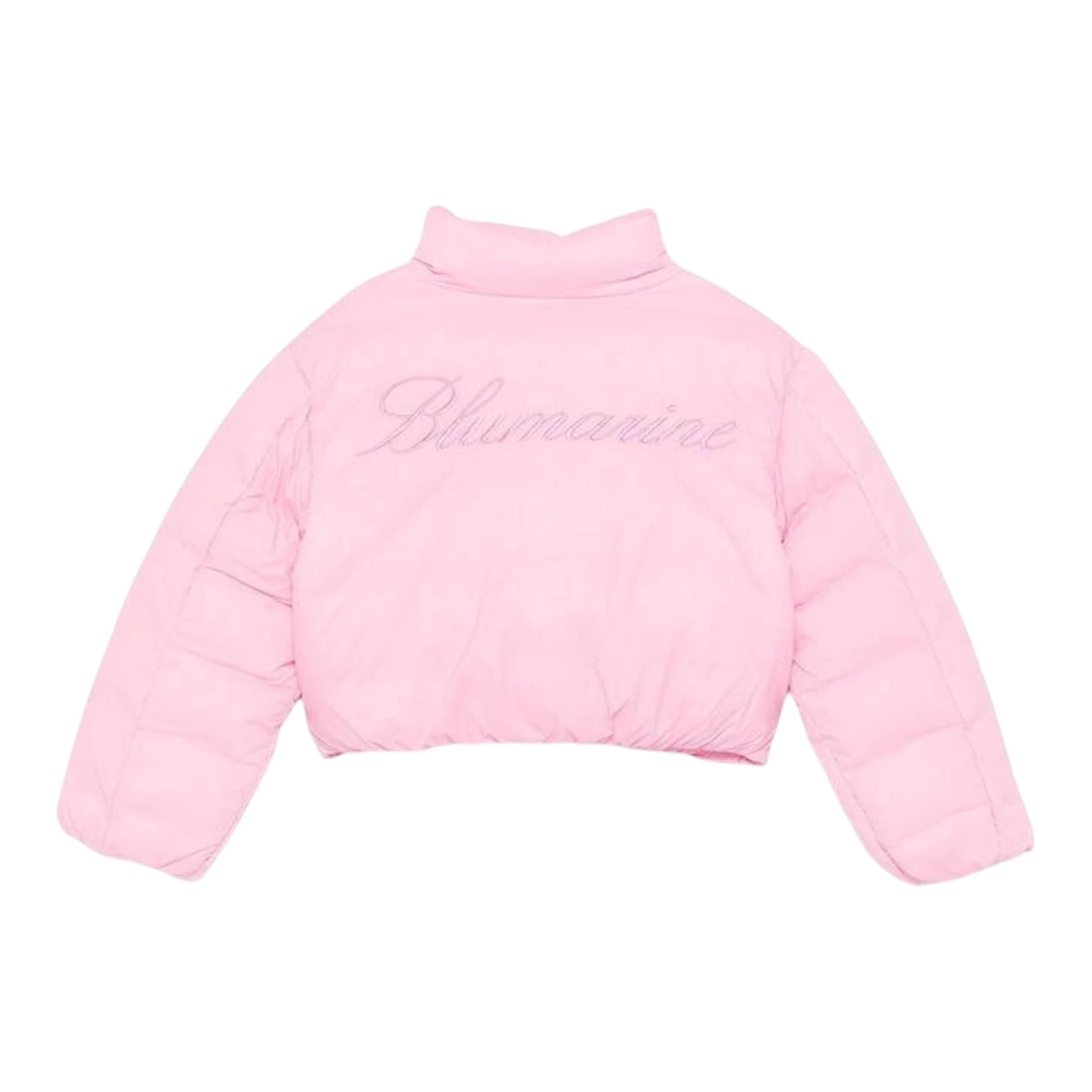 MISS BLUMARINE giubbino modello crop tinta unita Rosa per Bambina IF4045 ROSA MISS BLUMARINE 