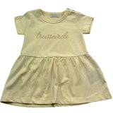 Trussardi Abito Mezza Manica Tinta Unita con Logo per Neonata TIP26018VE GIALLO TRUSSARDI 