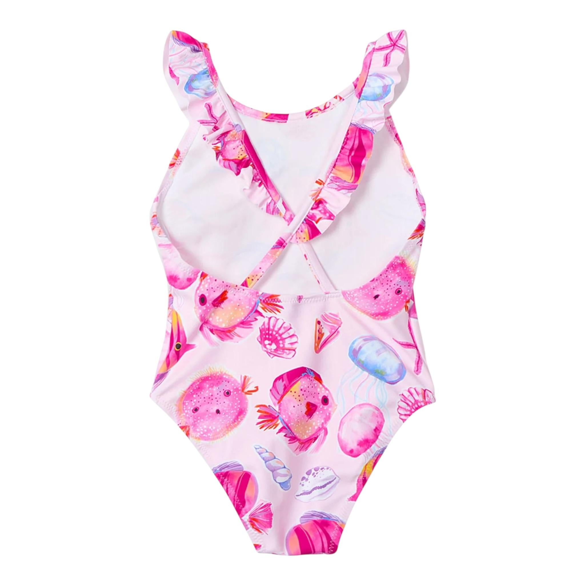 Mayoral Costume Inter Tinta Unita con Stampe per Neonata 3719 ROSA MAYORAL 