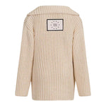 Dou Dou Cardigan Tinta Unita con Bottoni per Bambina DW9P00 BEIGE DOU DOU 