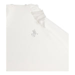 MONNALISA shirt tinta unita con rouches Panna per Bambina 31D623J PANNA MONNALISA 