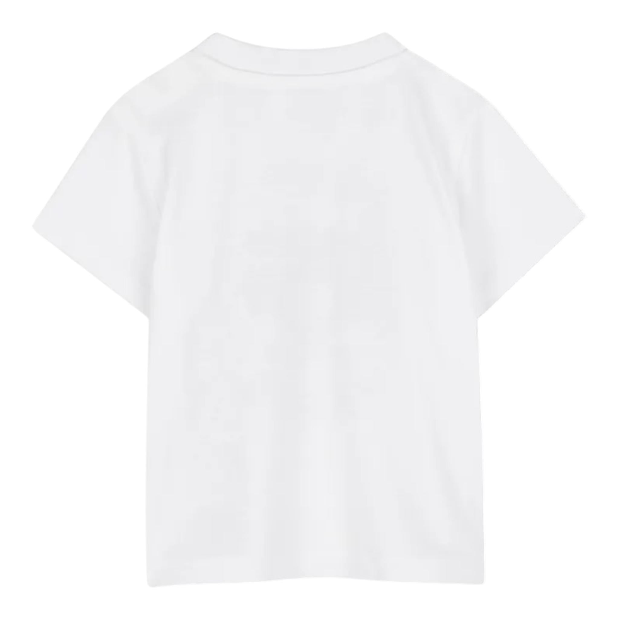 Kenzo T-Shirt Girocollo Tinta Unita con Stampa per Neonato K60977 BIANCO KENZO 