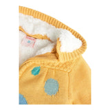 BOBOLI felpa in maglia tinta unita con cappuccio Giallo per Neonato 119102 GIALLO BOBOLI 