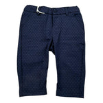 Mini Banda Pantalone Tinta Unita con Elastico In Vita per Neonato 3B622X BLU MINI BANDA 
