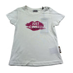 Just Cavalli T-Shirt Girocollo Tinta Unita con Stampa per Neonata JIP26002TS PANNA JUST CAVALLI 