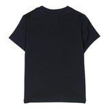 Boss T-Shirt Girocollo Tinta Unita con Stampa per Neonato J05P12 NERO BOSS 