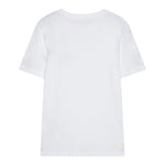 Calvin Klein T-Shirt Girocollo Tinta Unita con Logo per Bambino IB0IB02451 BIANCO CALVIN KLEIN 