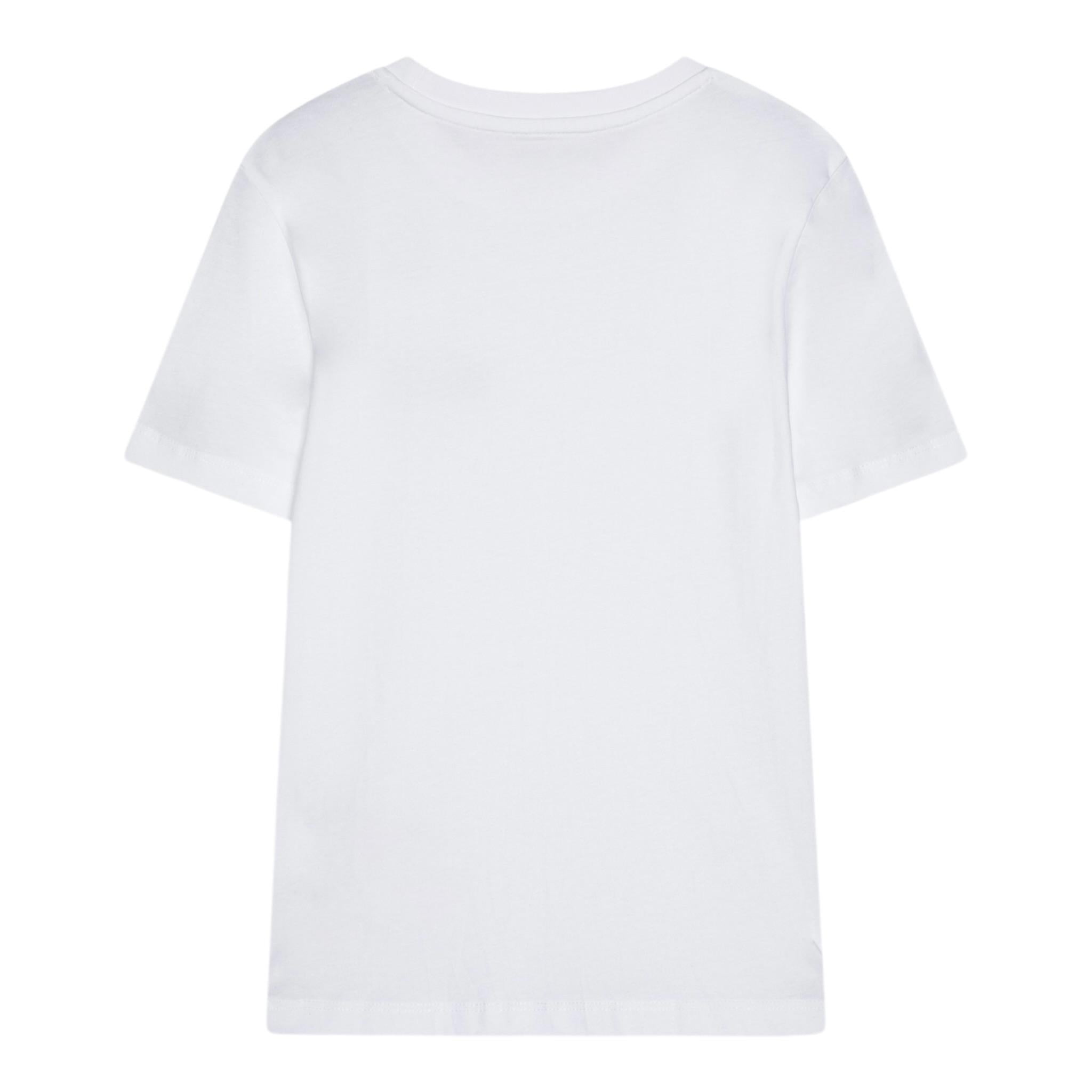 Calvin Klein T-Shirt Girocollo Tinta Unita con Logo per Bambino IB0IB02451 BIANCO CALVIN KLEIN 