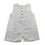 Play Up Pagliaccetto Giromanica Tinta Unita per Neonato PA011AQ11501 PANNA PLAY UP 