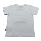 Daniele Alessandrini T-Shirt Girocollo Tinta Unita con Stampa per Bambino 1296M00261JX BIANCO DANIELE ALESSANDRINI 