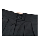 Elisabetta Franchi Pantalone Tinta Unita Modello Palazzo per Bambina EFPA228 NERO ELISABETTA FRANCHI 